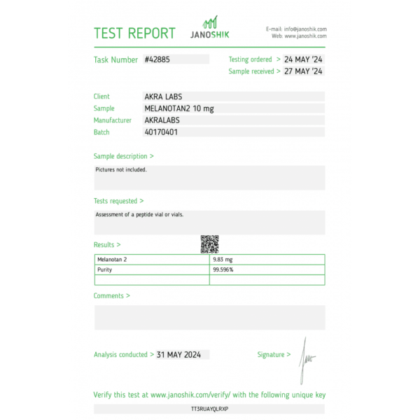 AkraLabs Melanotan 2 (50 MG Kit) – Bild 3