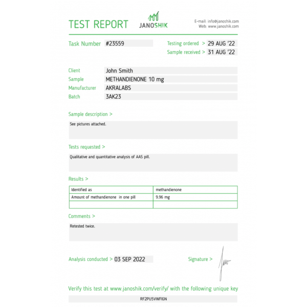 AkraLabs Methandienone – Bild 2