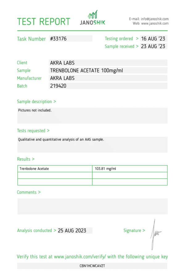 Akralabs Trenbolone Acetate – Bild 3